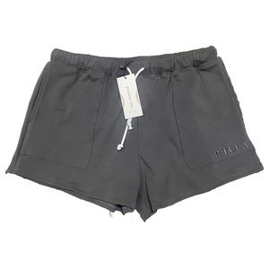 P’tula Cozy Sweat Shorts Grey Womens Size Large